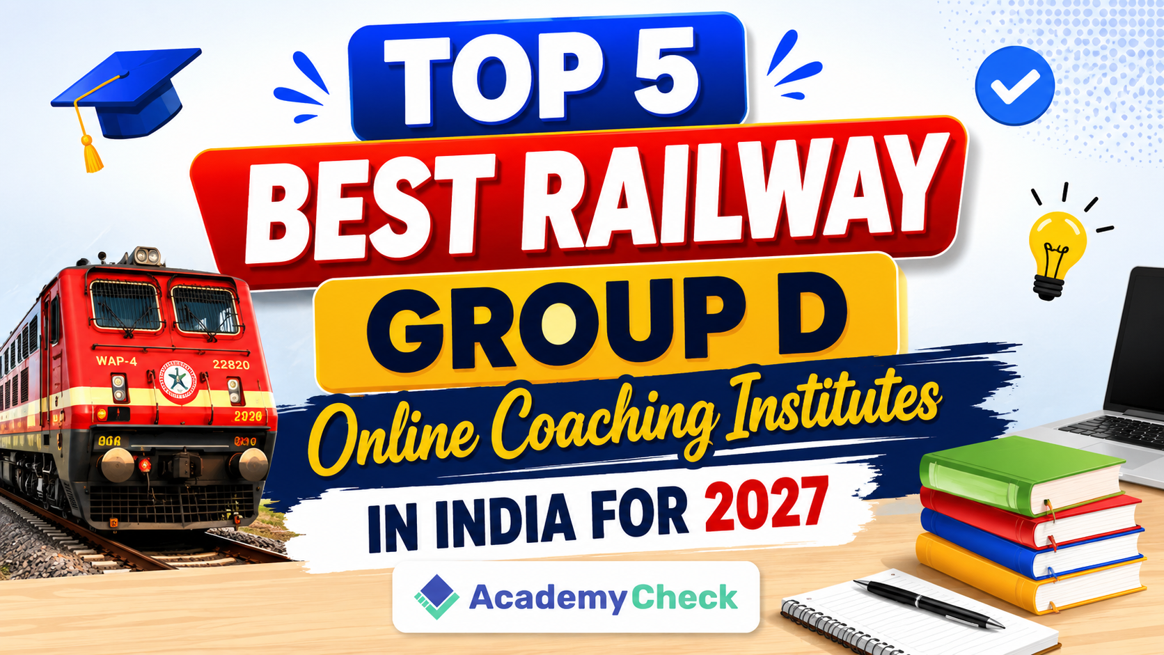 Top 5 Best Railway Group D Online Coaching Institutes in India for 2027